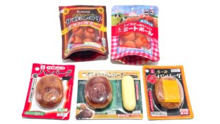 超リアル！レトルトハンバーグ＆ミートボールマスコット